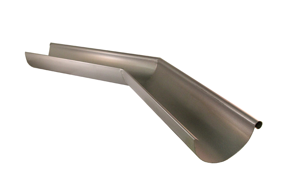 Rännvinkel Ytter 45° , Silver 125 mm
