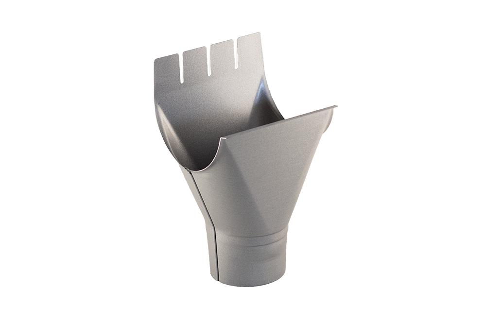Omvikningskupa Silver 125/90 mm