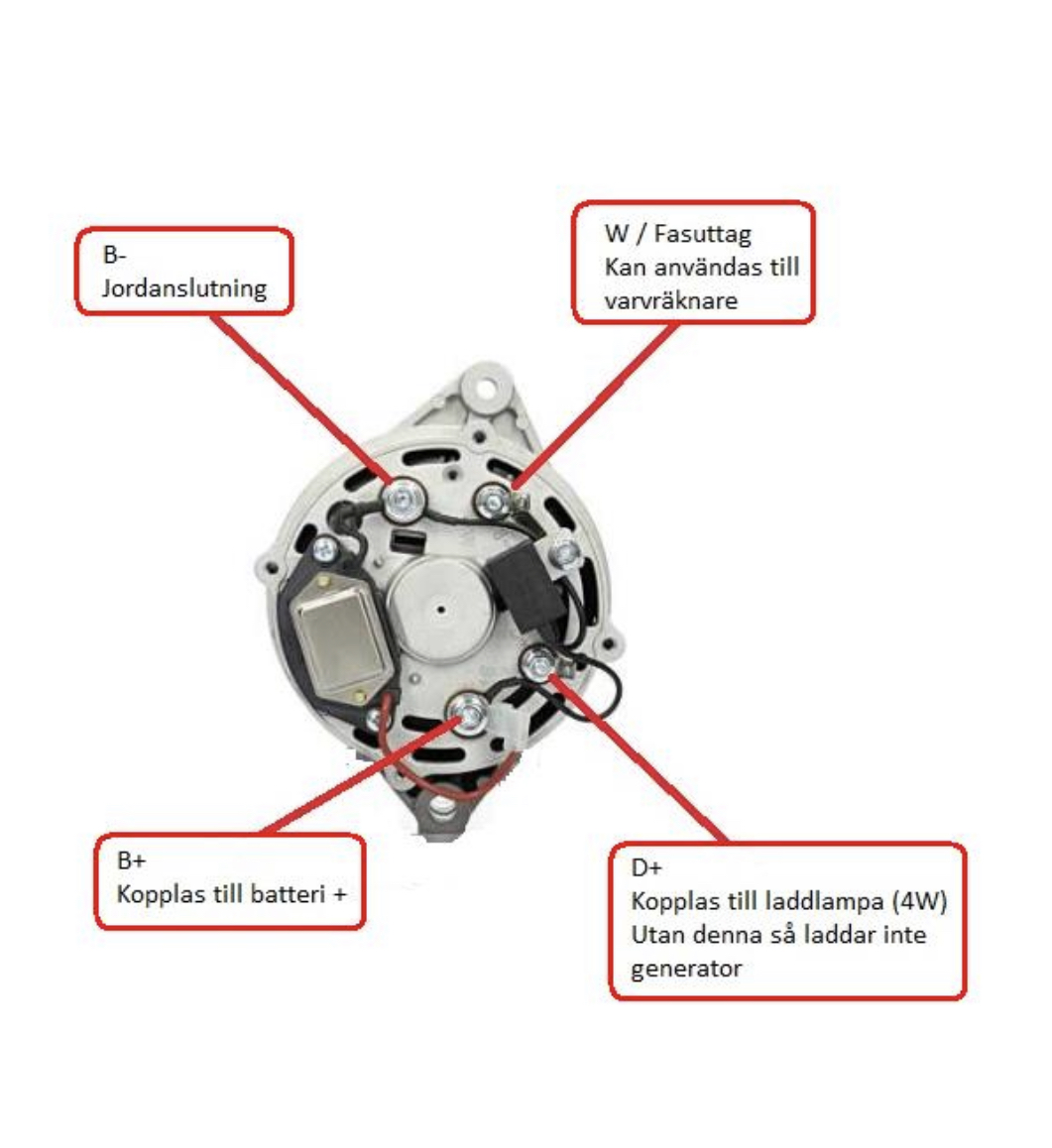 Generator 12V - 100A - 3