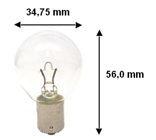 Glödlampa 12V 45W - 2