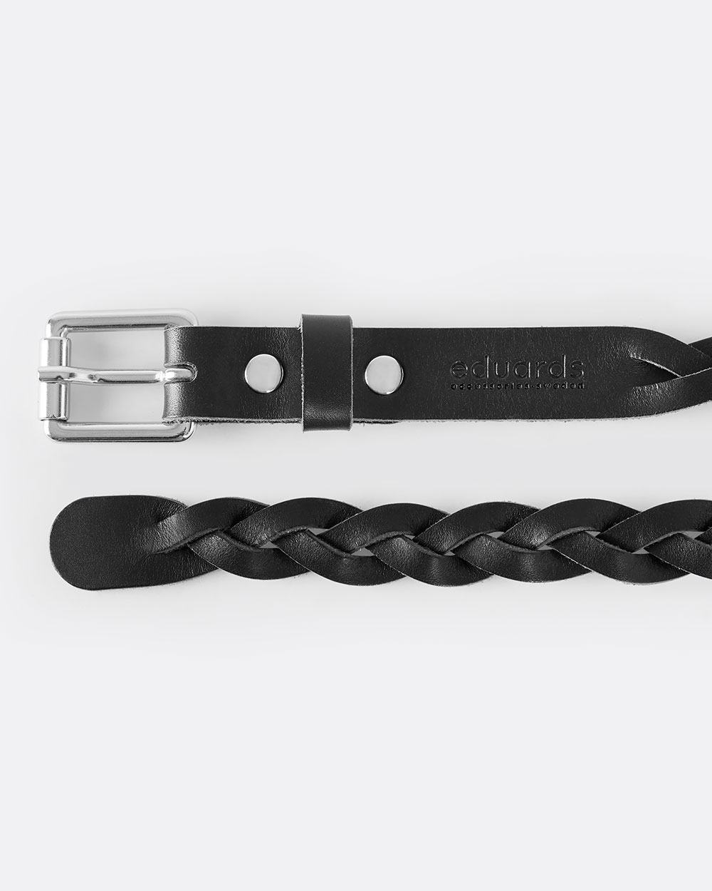 Perfect Braid Belt - Black