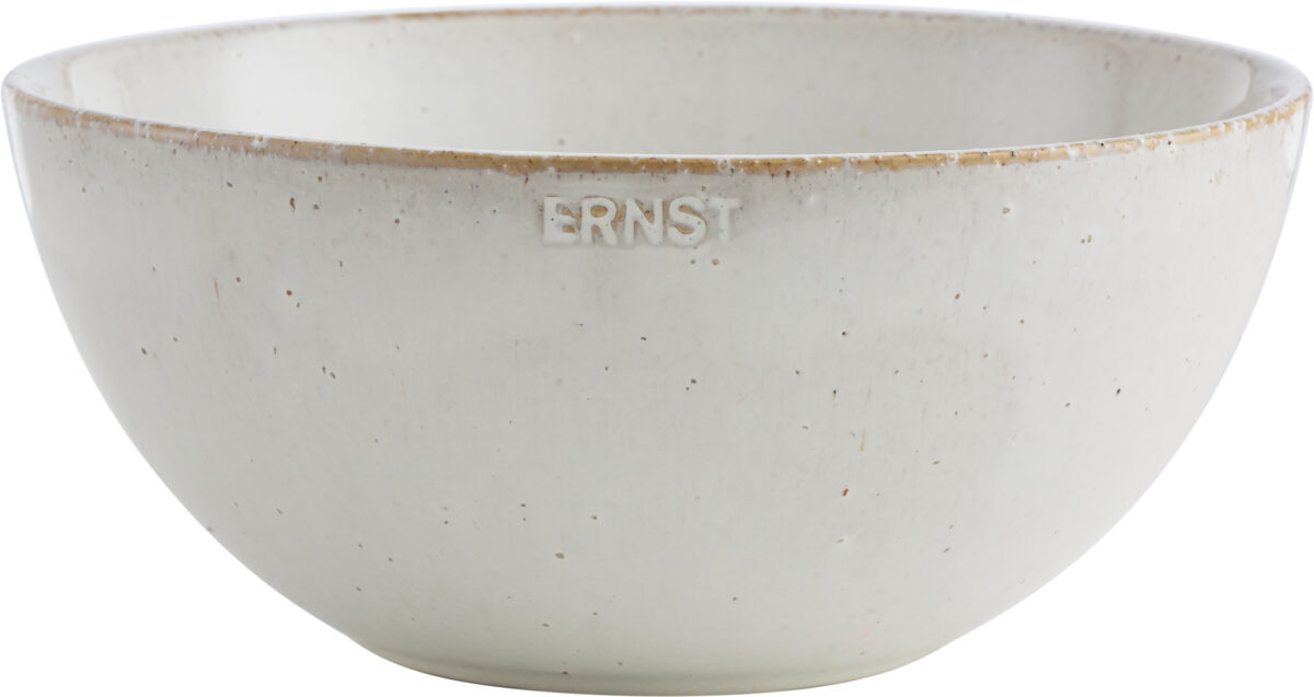 Skål Naturvit, d17 h8cm - Ernst - 2
