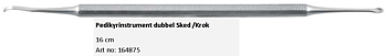 Pedikyrinstrument Sked/Krok 16cm