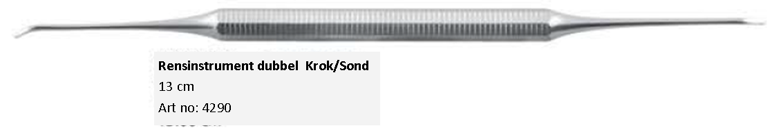 Rensinstrument Krok/Sond 13 cm