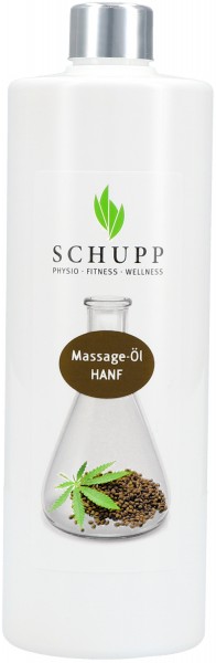 Massageolja Hemp 500 ml + dispenser