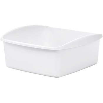 Fotkar balja plast vit