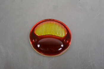 Tail Lamp Glass 28-31 Red/Orange