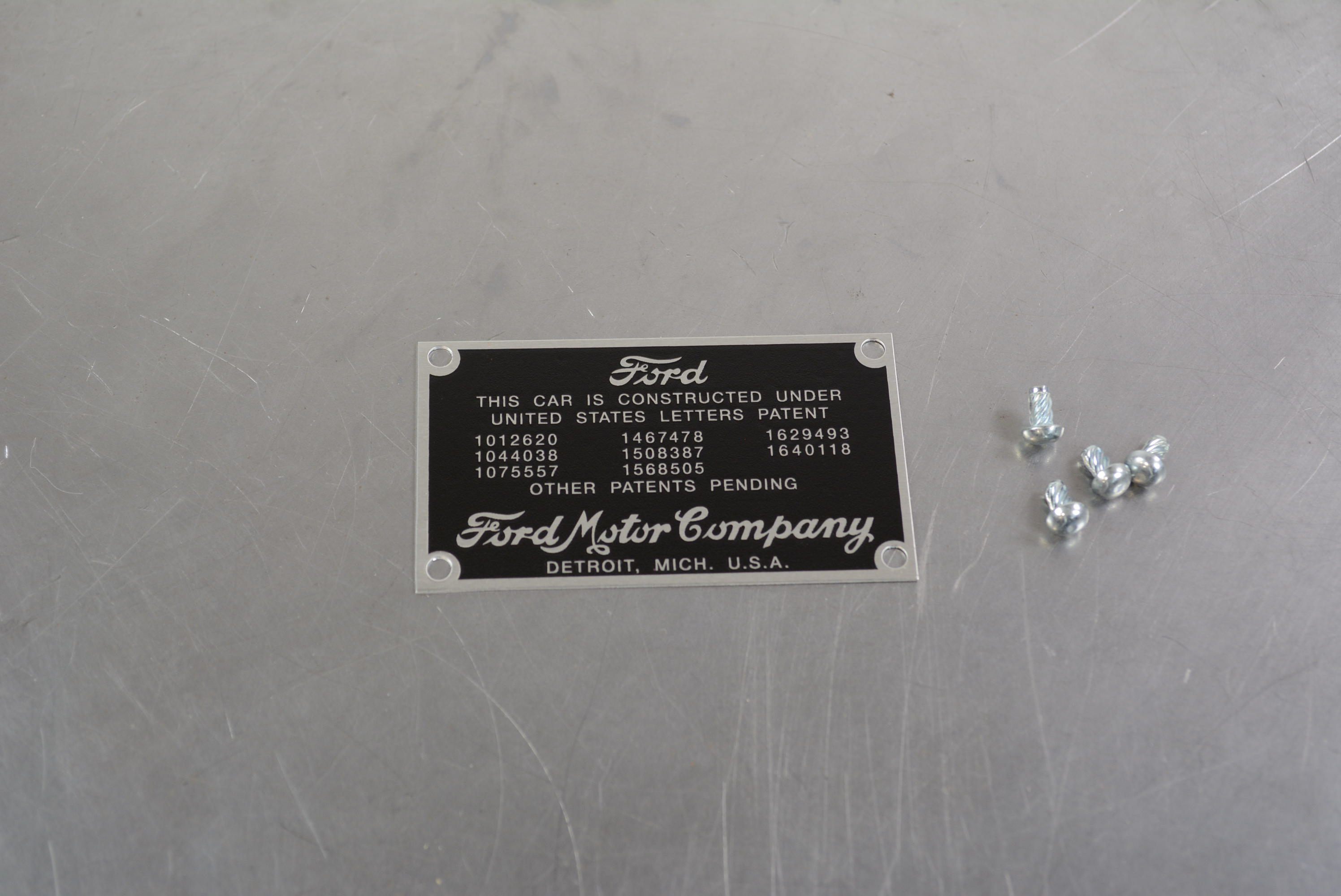 Patent Plate 28-31