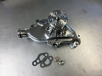 Water Pump CSB Short Aluminum Chrome