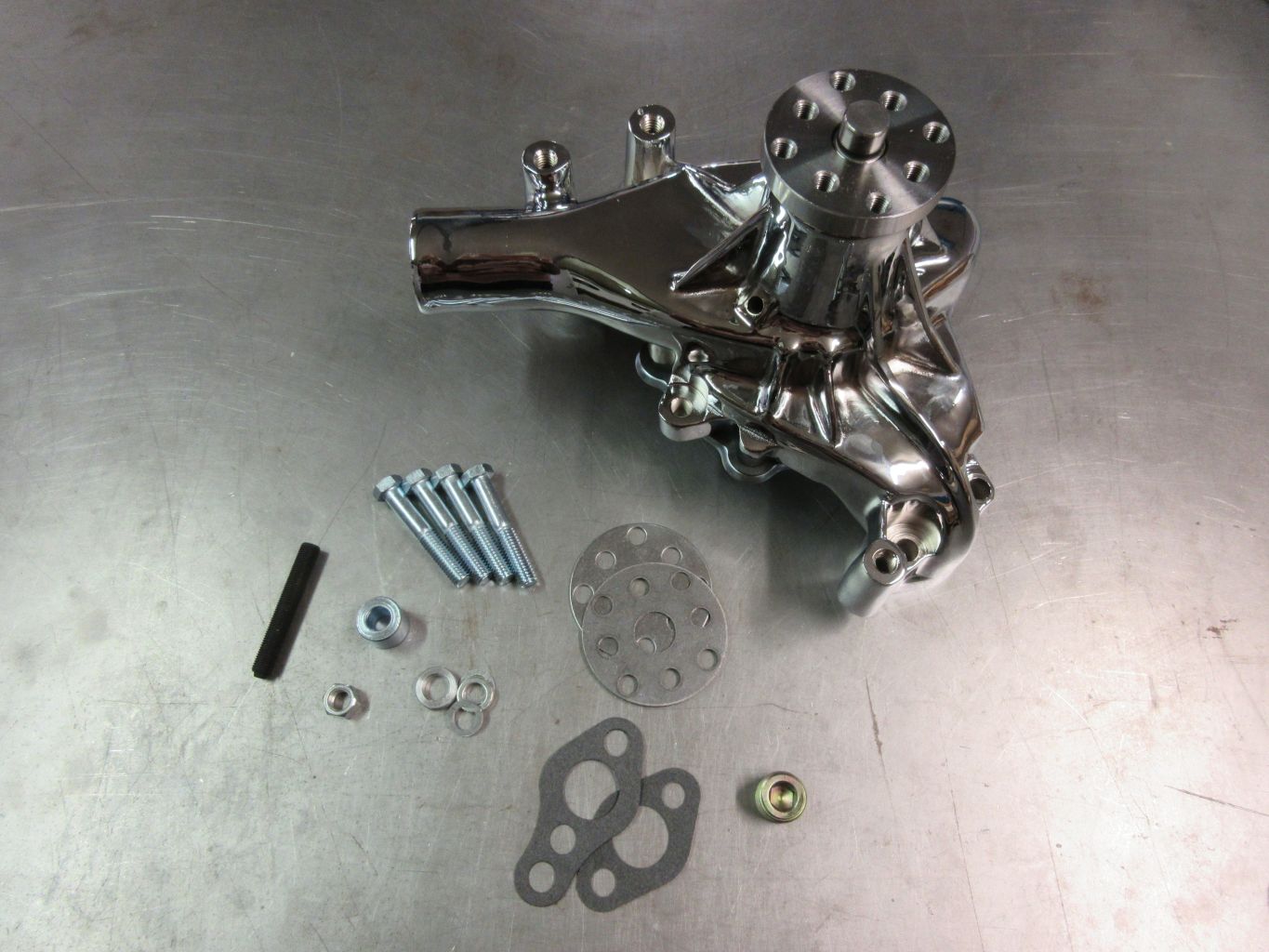 Water Pump CSB Long  Aluminum Chrome
