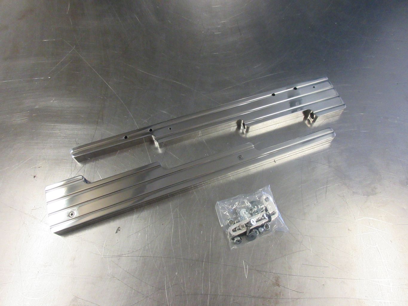 Wire Loom Polished Aluminum