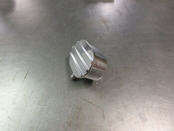 Breather Finned Alu Polished PCV