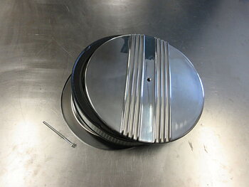 Air Cleaner 14´´x3´´ Aluminum Recessed Base