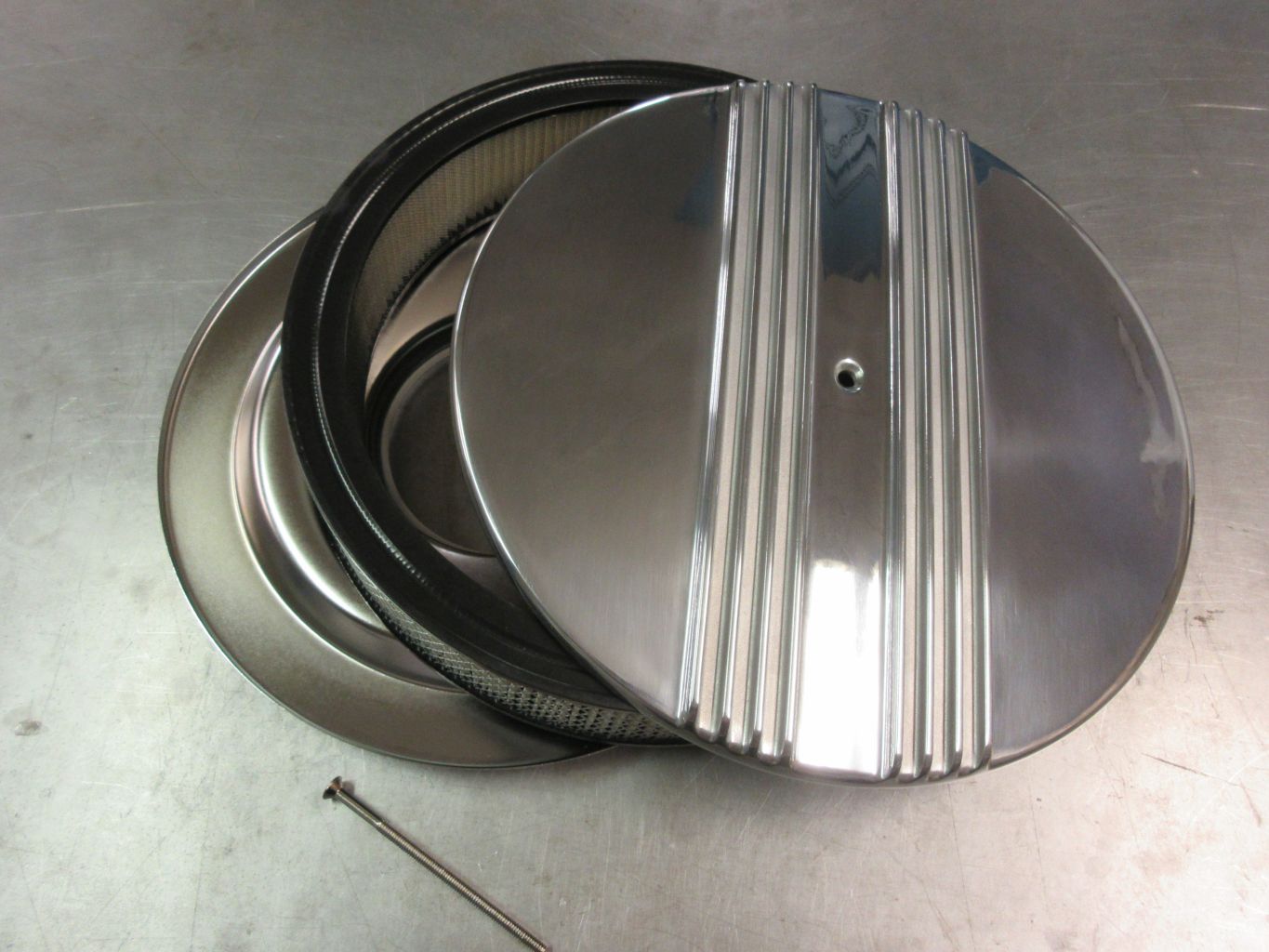 Luftrenare 14x3´´ Alu Flat Base