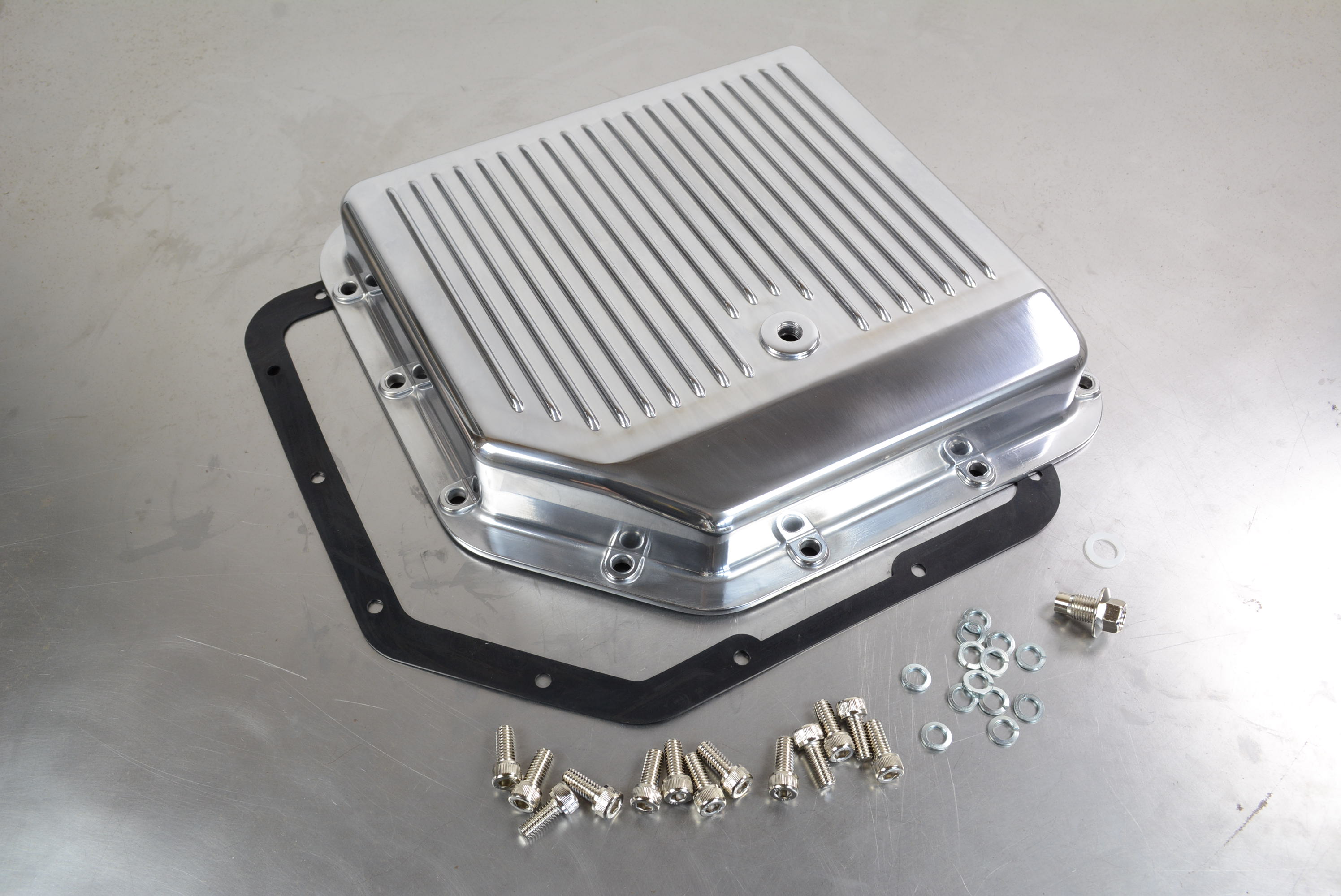 Oil Pan TH350 Finned Aluminim