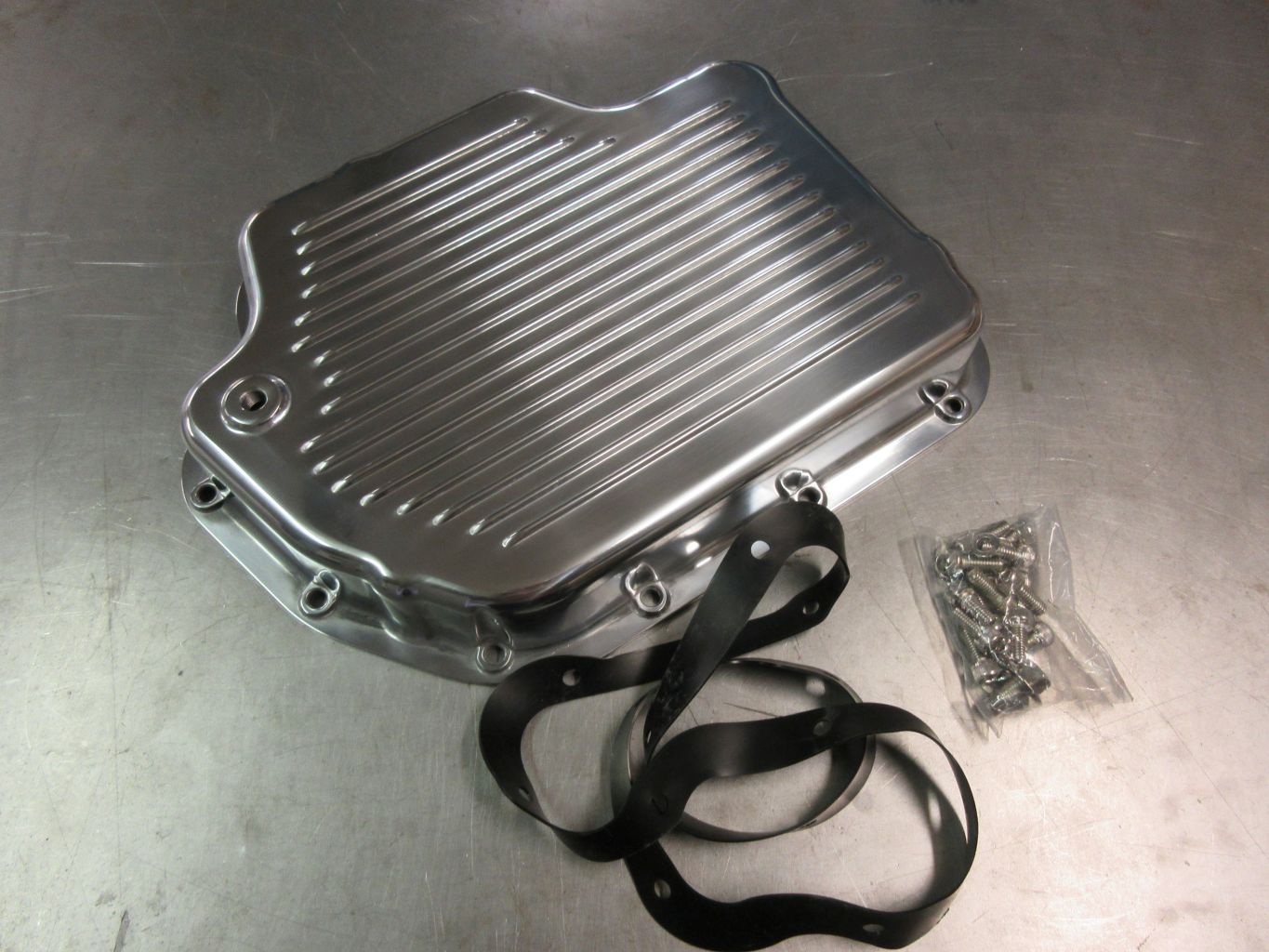 Oil Pan TH400 Finned Aluminim