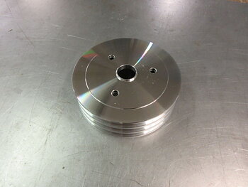 Crankshaft Pulley Short 3 Groove Chevy SB