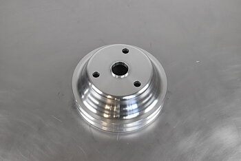 Crankshaft Pulley 2 groove Chevy SB Long Water Pump