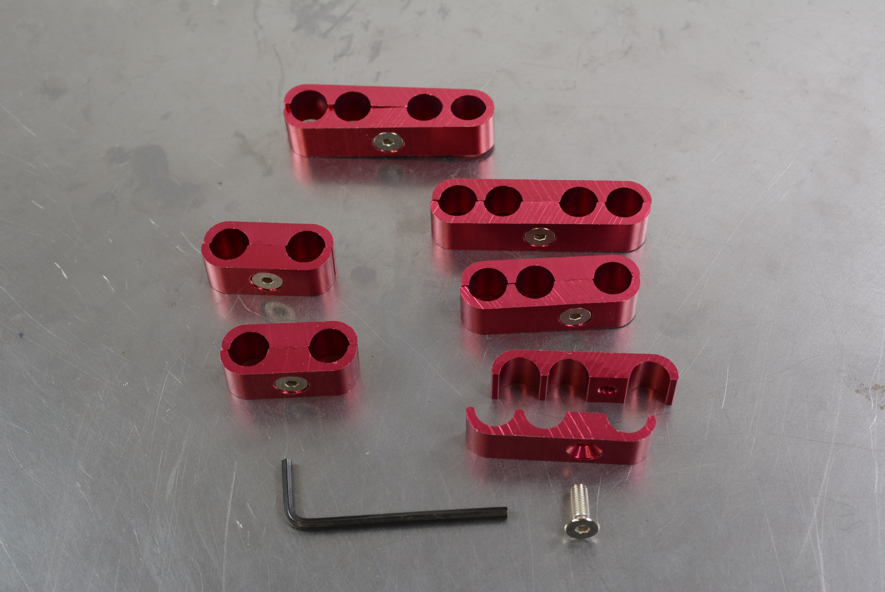 Spark Pug Wire Dividers Red
