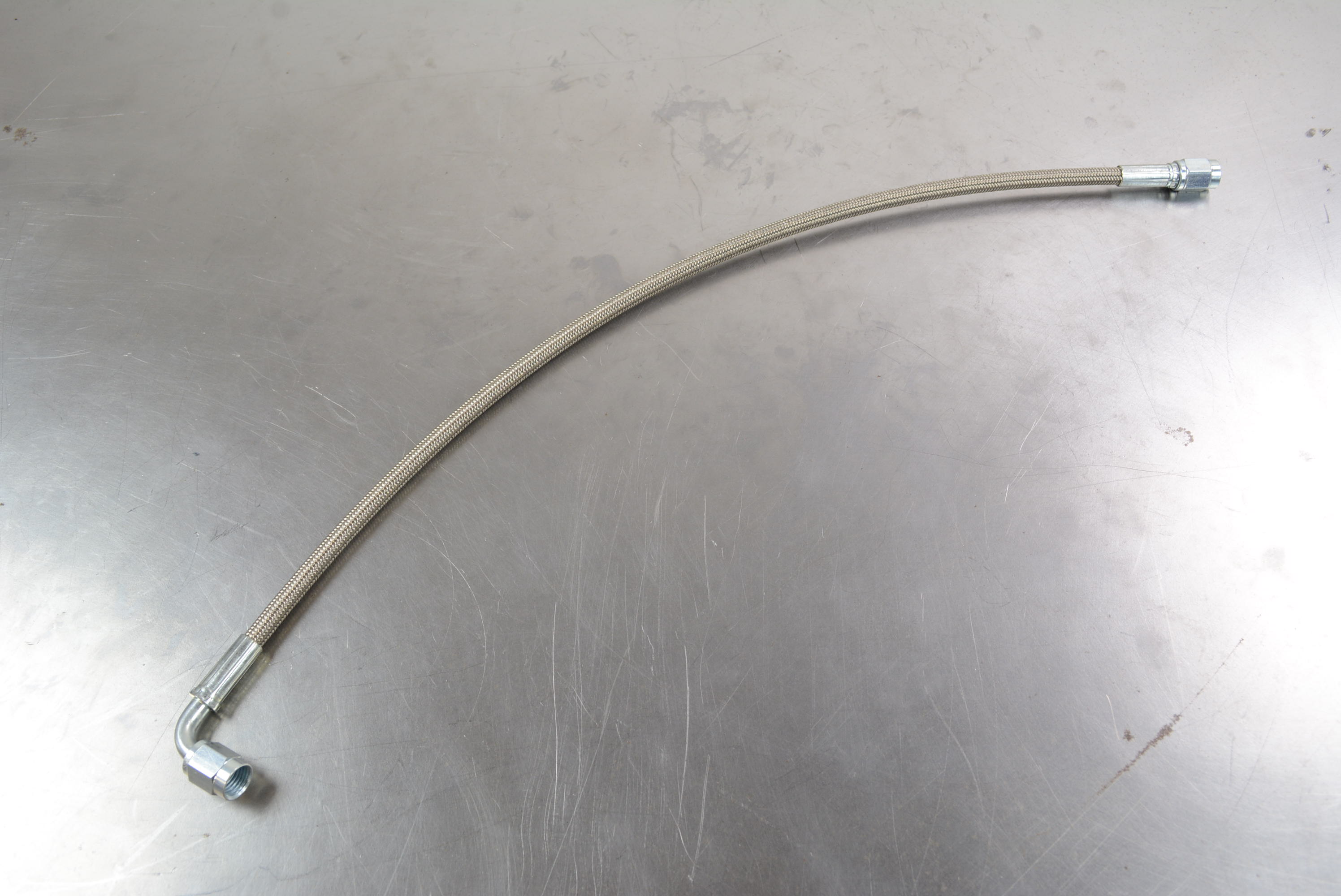 Brake Hose AN3 Straight-90° 16´´