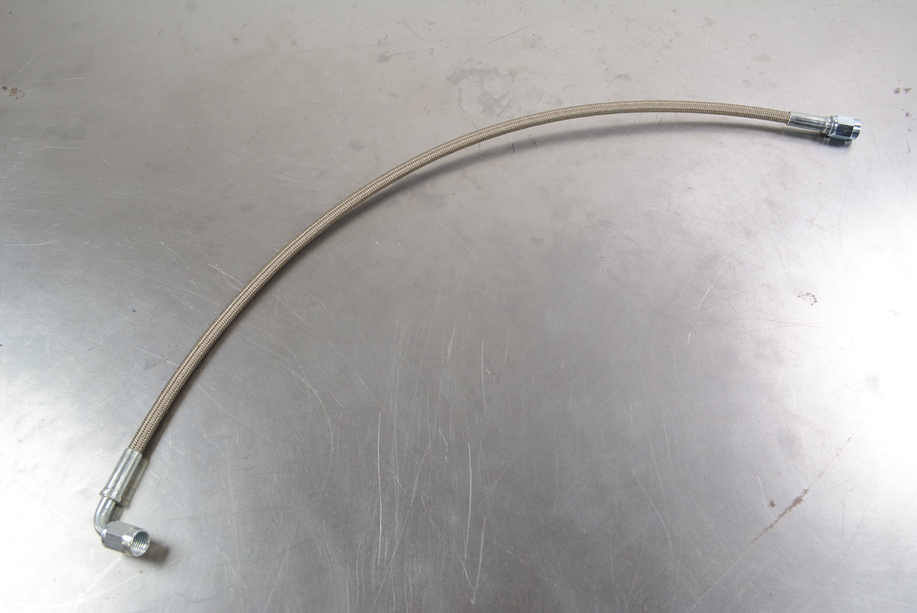 Brake Hose AN3 Straight-90° 18´´