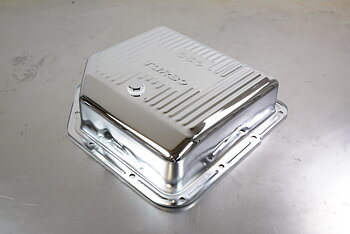 Oil Pan TH350 Chrome Steel 3-1/2" deep