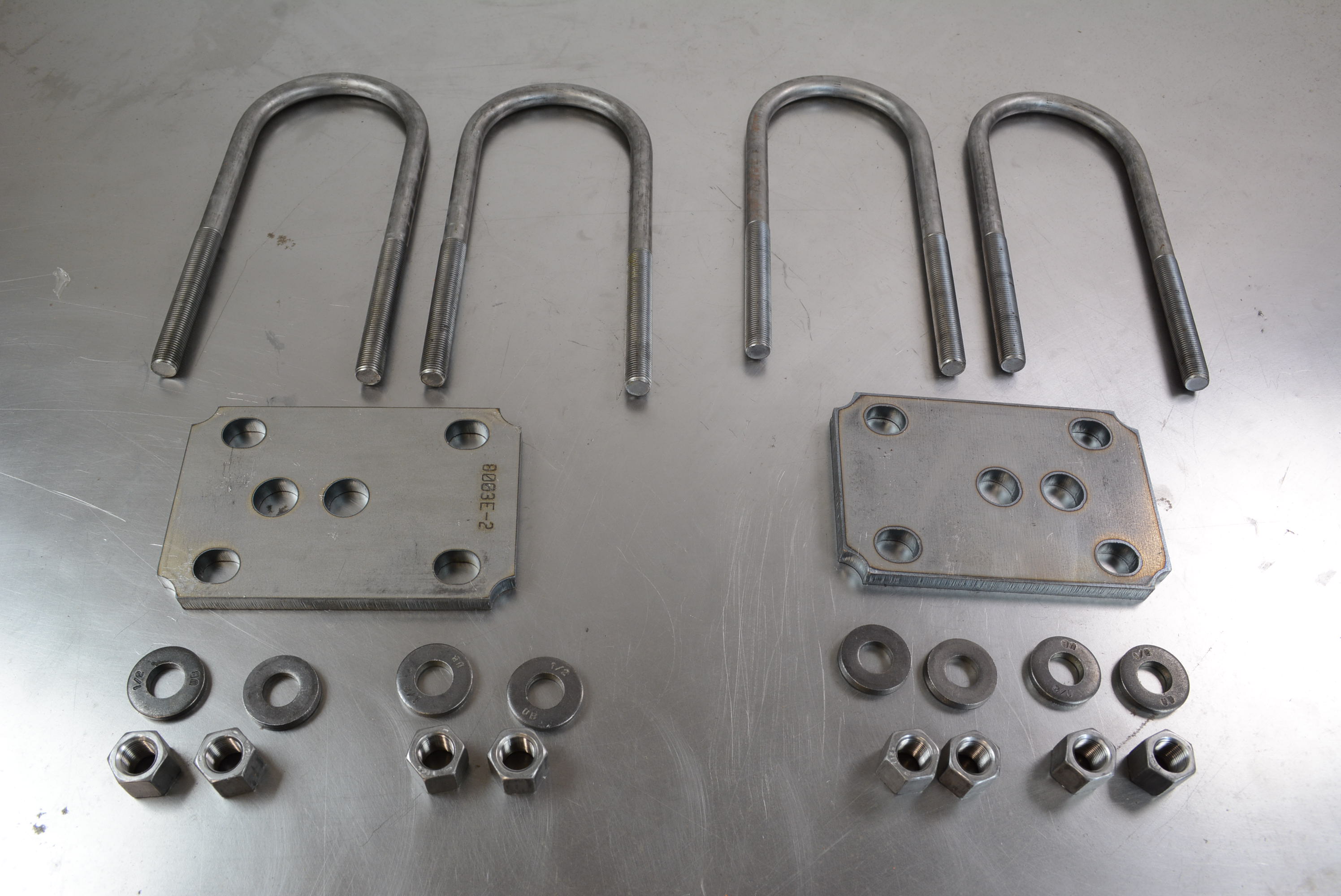 U-bolt kit 3" axle