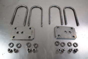 U-bolt kit 3" axle