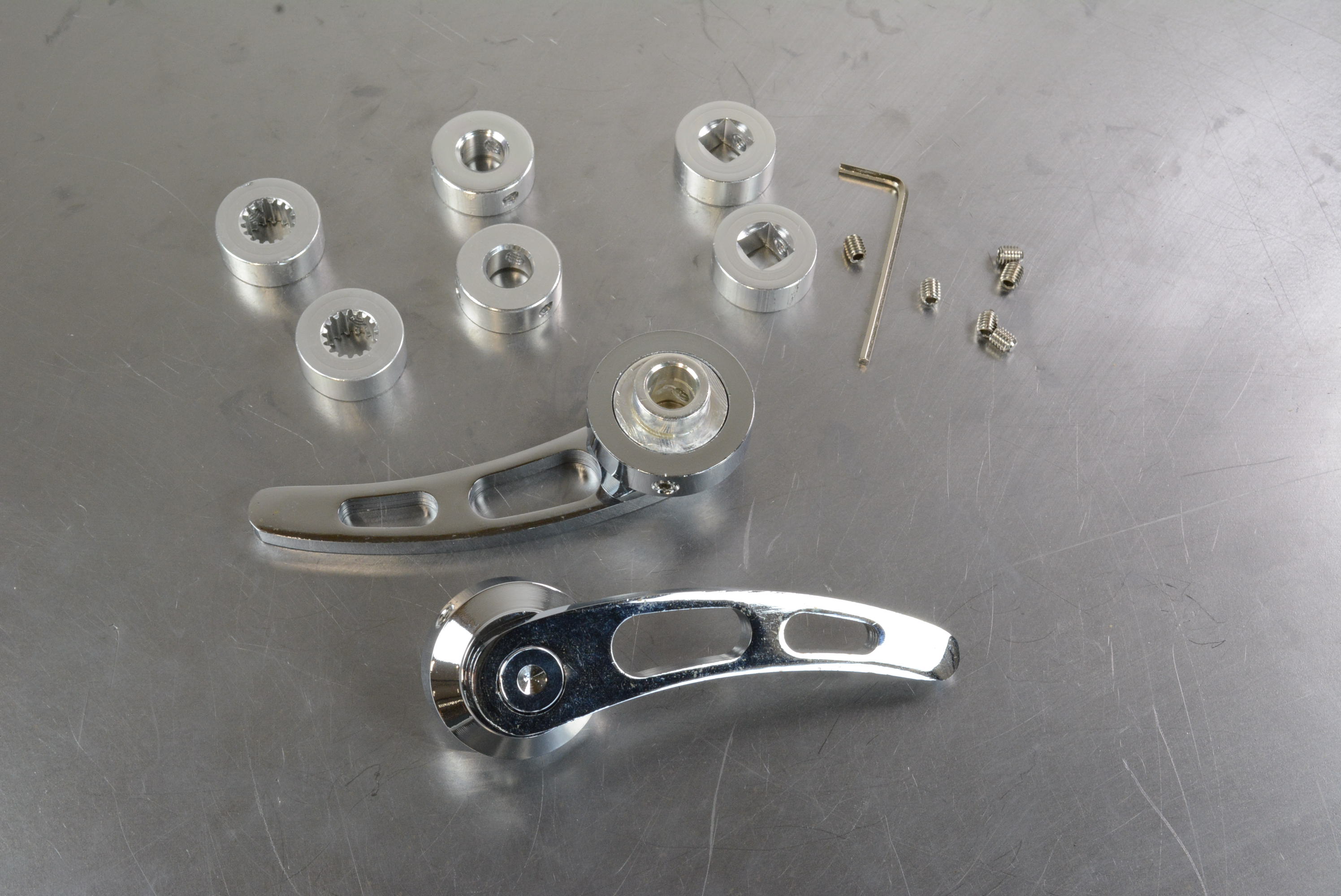 Dörrhandtag Inv.  Krom 4-1/4"