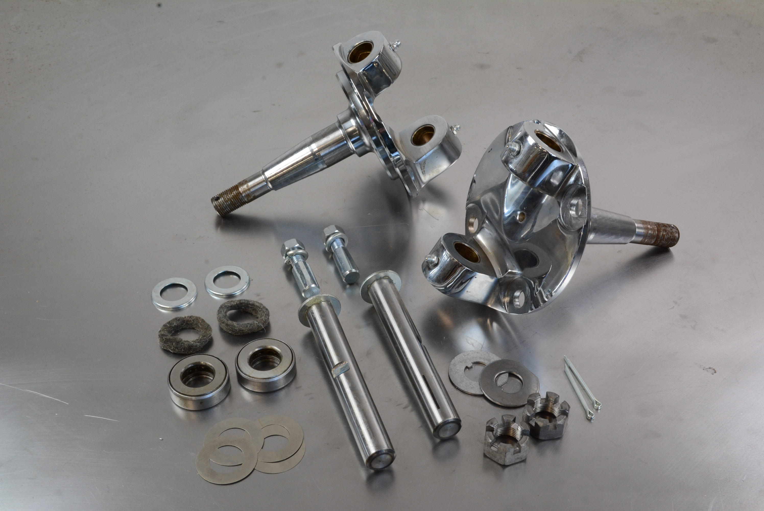 Spindle Kit 37-41 Chrome