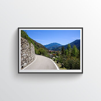 Roadside Ledro Italy Poster