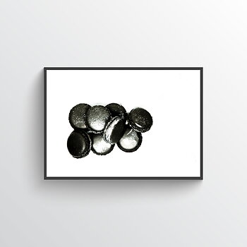 Black shades of macaron poster no 2