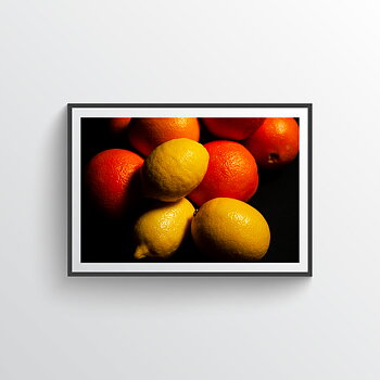 Coctail of citrus fruit poster