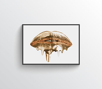 Afterglow gold poster
