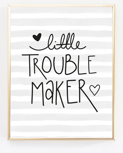 Trouble Maker Striped