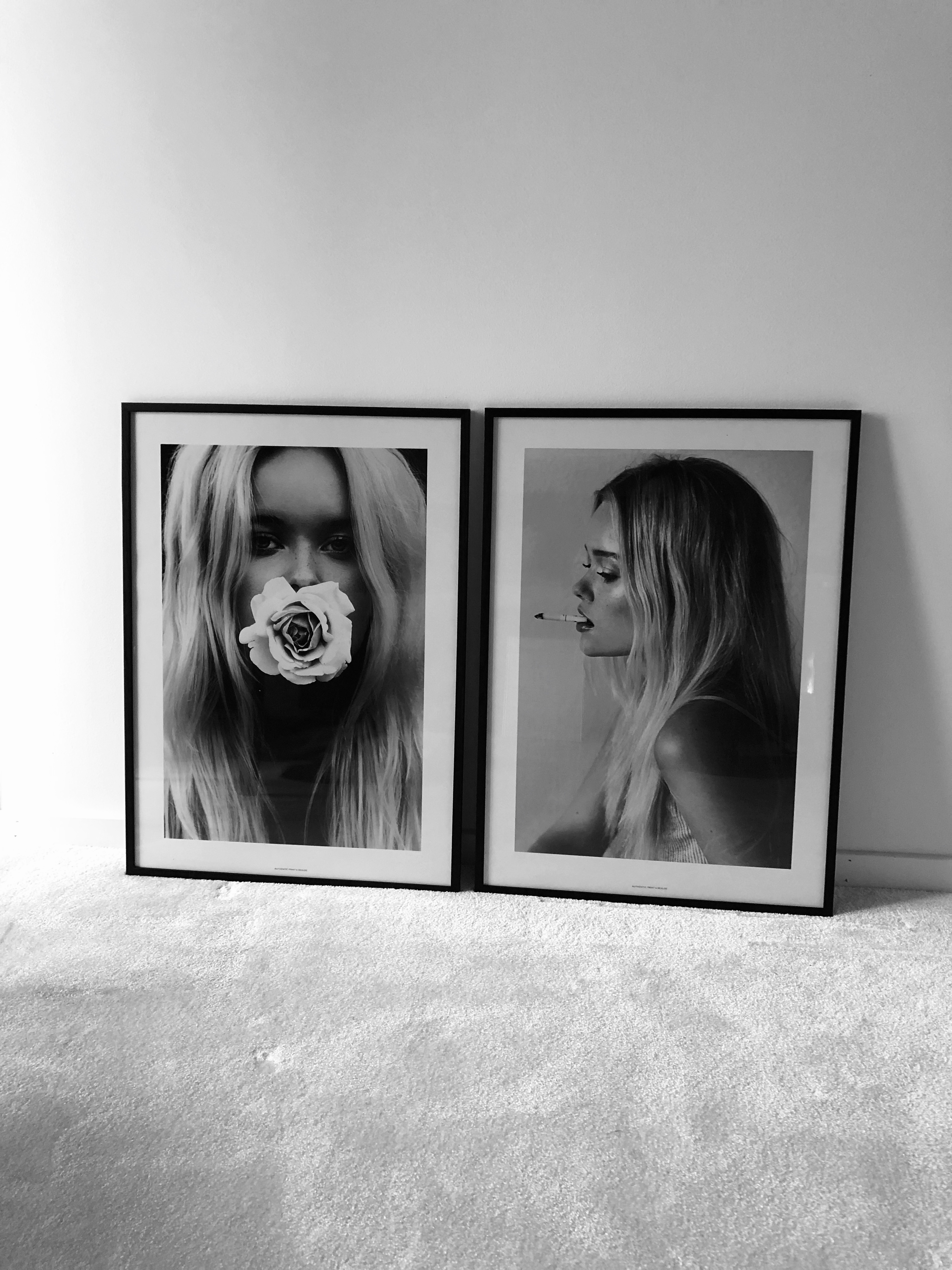 Women with a cigarette - 2