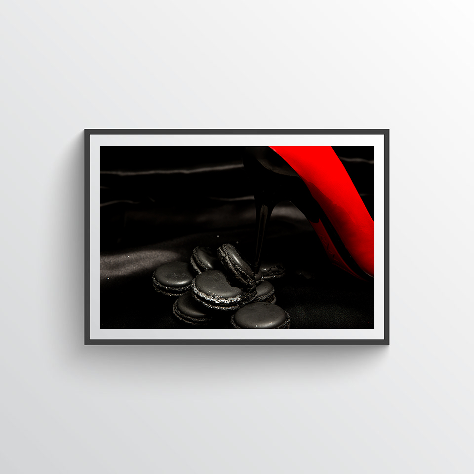 Smack my black macarons no 1 poster