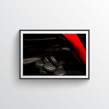 Smack my black macarons no 1 poster