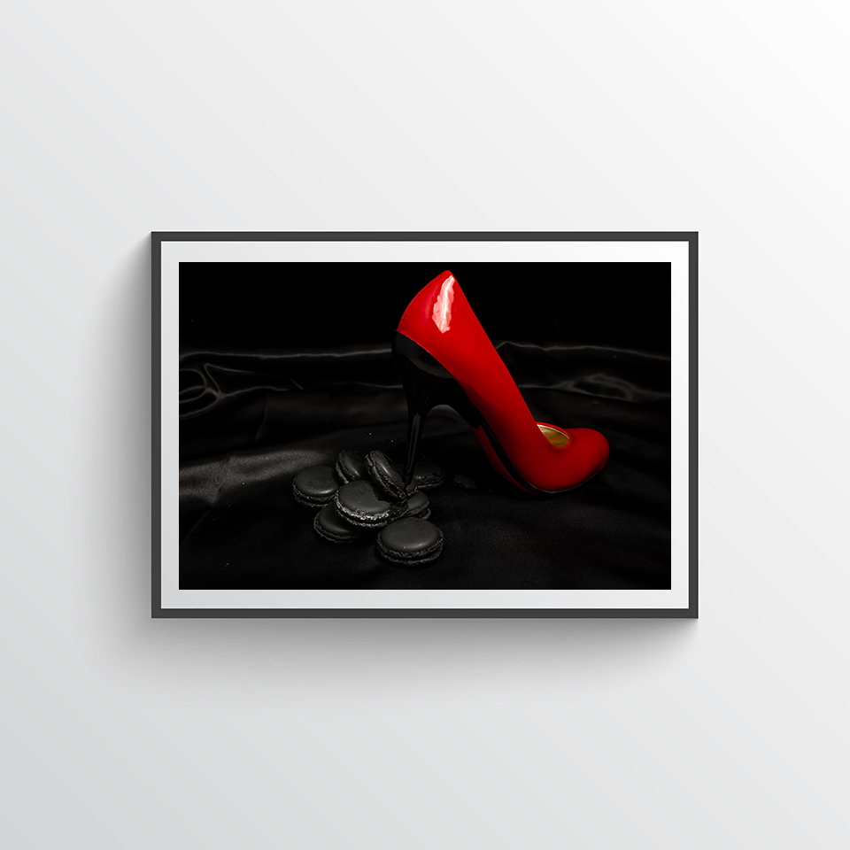Smack my black macarons no 2 poster