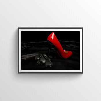 Smack my black macarons no 2 poster