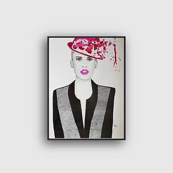 Cateline Illustration Poster
