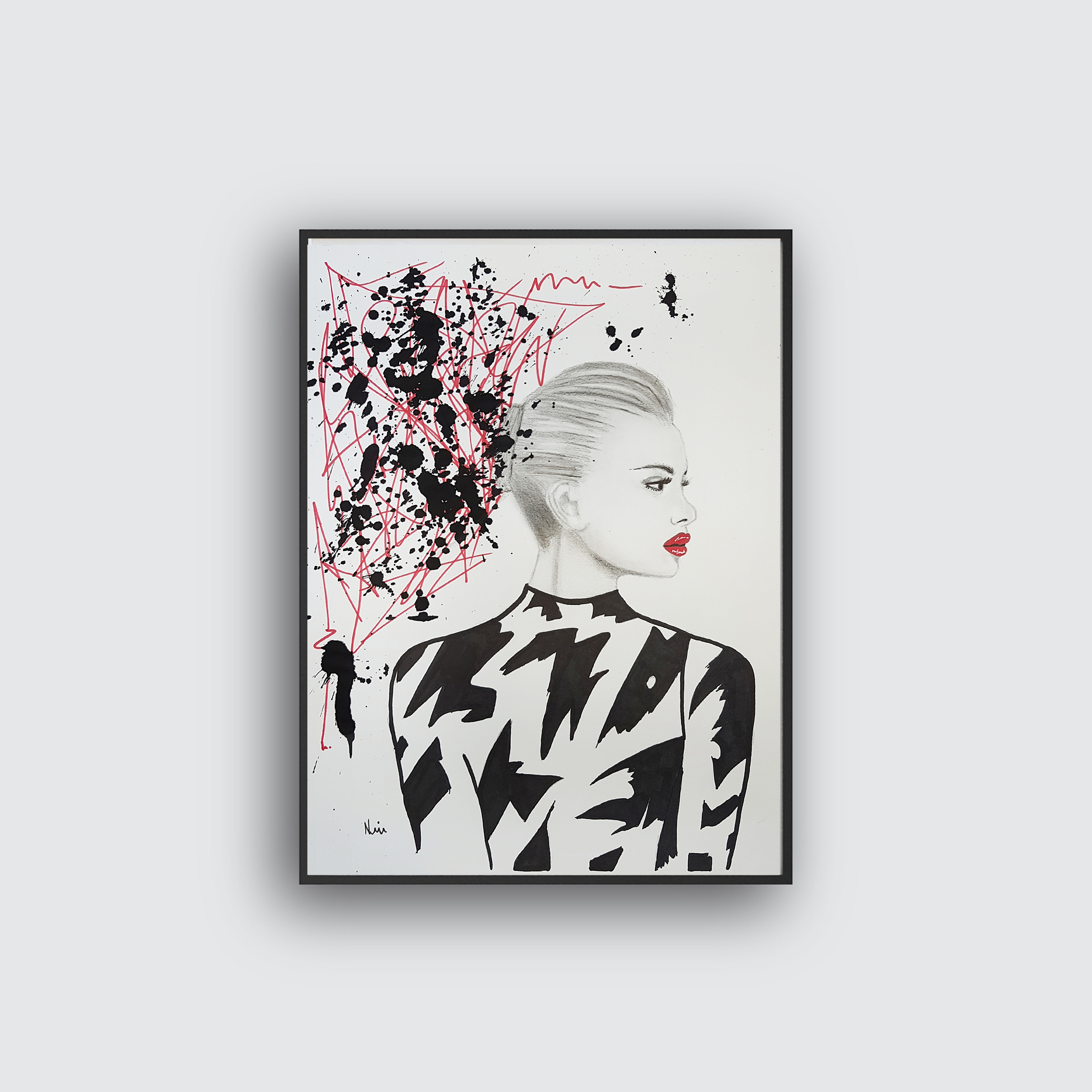Elise Illustration Poster