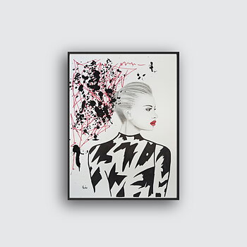 Elise Illustration Poster