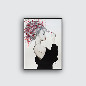 Monique Illustration Poster