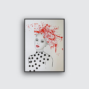 Nadine Illustration Poster