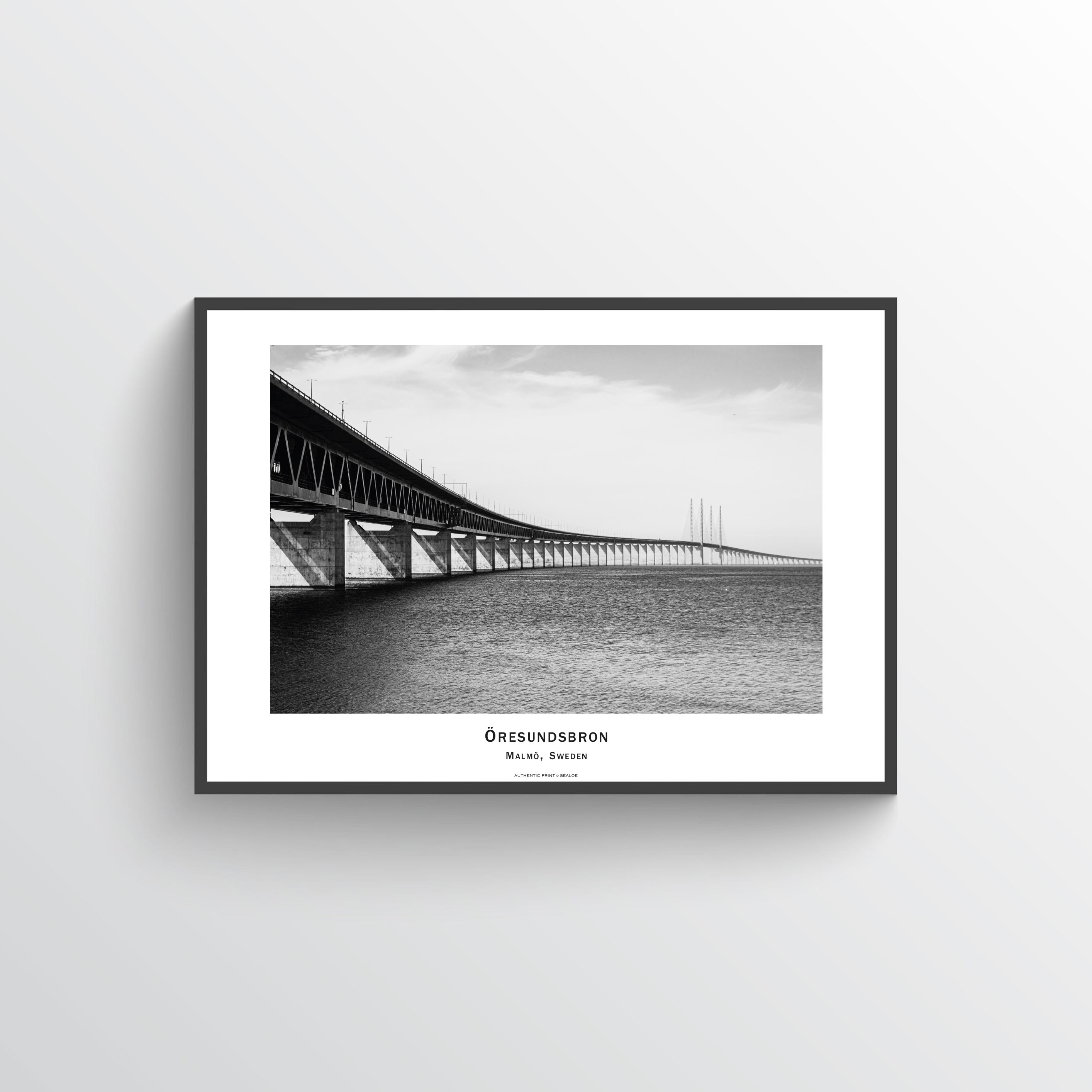 Öresundsbron No2 Poster