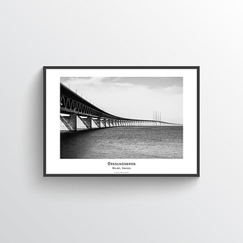 Öresundsbron No2 Poster