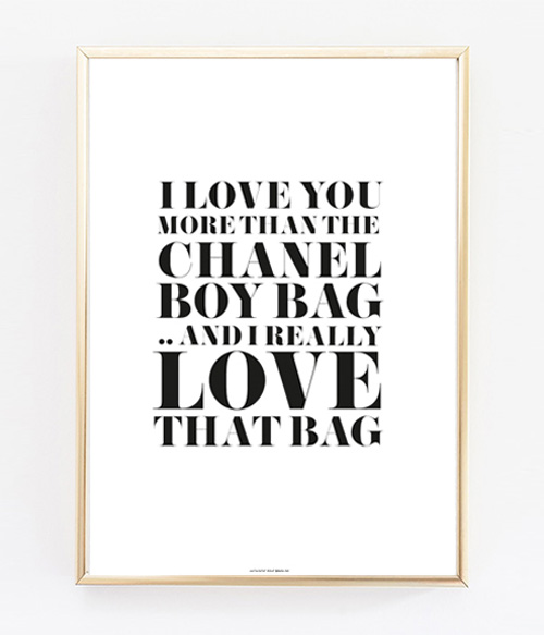 LOVE YOU MORE 40x50 cm - 2:a sortering