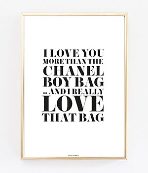 LOVE YOU MORE 40x50 cm - 2:a sortering