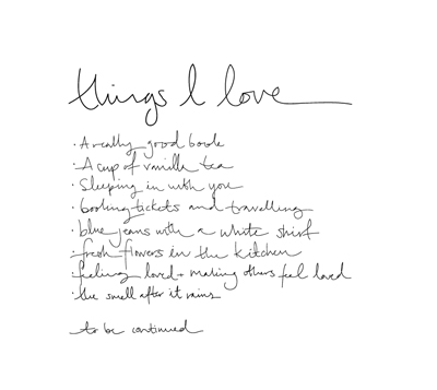 Things I Love - 3